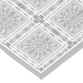 セラミックレースグレー ショートテーブルランナー (コーナー)