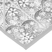 セラミックレースグレー ショートテーブルランナー (コーナー)