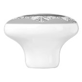 セラミックレースグレー セラミックノブ (側面)