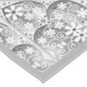 セラミックレースグレー テーブルクロス (アングル)