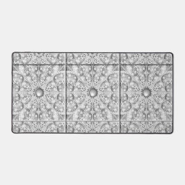 セラミックレースグレー デスクマット