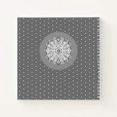 セラミックレースグレー ノートブック (裏面)