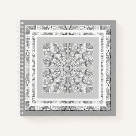 セラミックレースグレー ノートブック