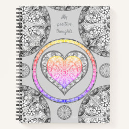 セラミックレースグレー ノートブック