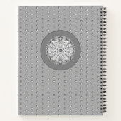 セラミックレースグレー ノートブック (裏面)