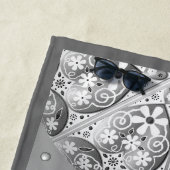 セラミックレースグレー ビーチタオル (インサイチュ)