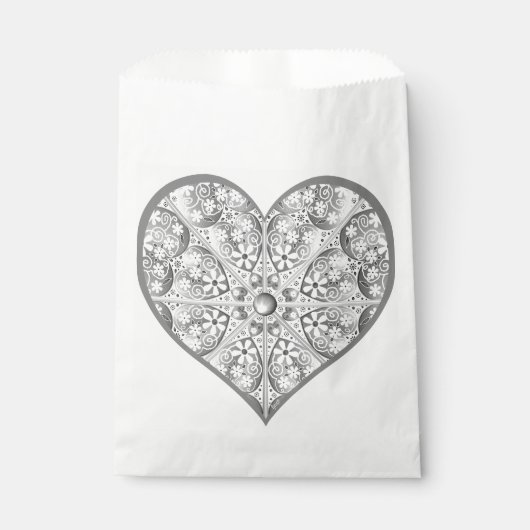 セラミックレースグレー フェイバーバッグ (正面)