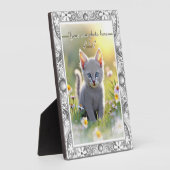 セラミックレースグレー フォトプラーク (側面)