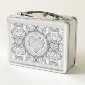 セラミックレースグレー メタルランチボックス (裏面)