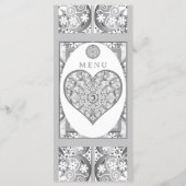 セラミックレースグレー メニュー (裏面)