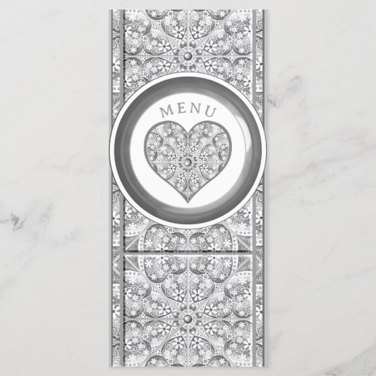 セラミックレースグレー メニュー (裏面)