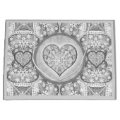 セラミックレースグレー ラージペーパーバッグ (正面)