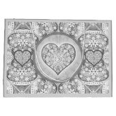 セラミックレースグレー ラージペーパーバッグ (裏面)