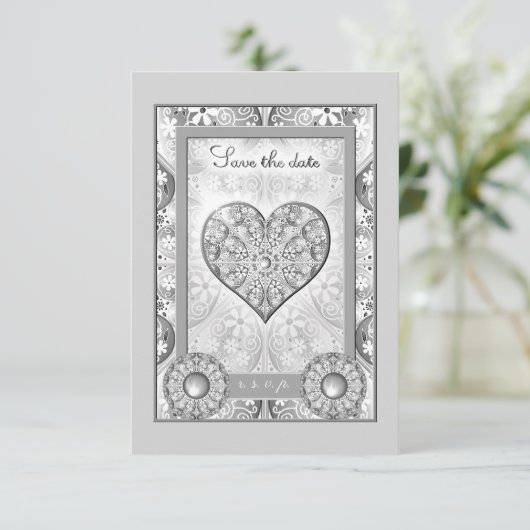 セラミックレースグレー 出欠カード (スタンド正面)