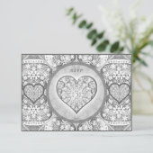 セラミックレースグレー 出欠カード (スタンド正面)