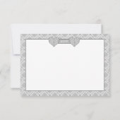 セラミックレースグレー 出欠カード (裏面)