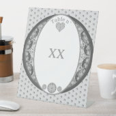 セラミックレースグレー 台座サイン (インサイチュ)