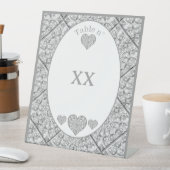 セラミックレースグレー 台座サイン (インサイチュ)