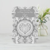 セラミックレースグレー 招待状 (スタンド正面)