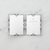 セラミックレースグレー 招待状 (内部)