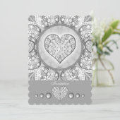 セラミックレースグレー 招待状 (スタンド正面)