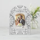 セラミックレースグレー 招待状 (スタンド正面)