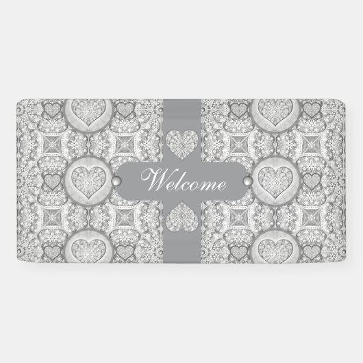 セラミックレースグレー 横断幕 (横)