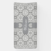 セラミックレースグレー 横断幕 (縦)