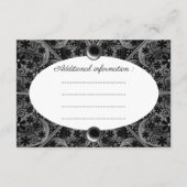 セラミックレースブラック エンクロージャーカード (裏面)