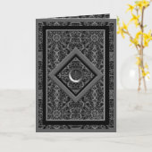 セラミックレースブラック カード (黄色い花)