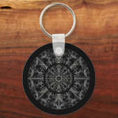 セラミックレースブラック キーホルダー (正面)
