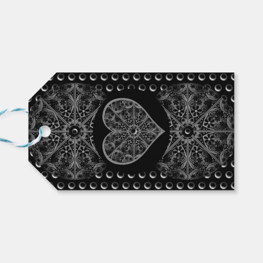 セラミックレースブラック ギフトタグ (裏面横)
