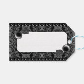 セラミックレースブラック ギフトタグ (正面(横))