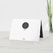 セラミックレースブラック サンキューカード (裏面)