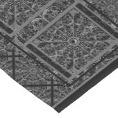 セラミックレースブラック ショートテーブルランナー (コーナー)