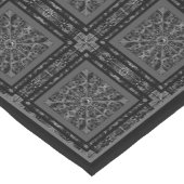 セラミックレースブラック ショートテーブルランナー (コーナー)