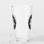 セラミックレースブラック&スノーフレーク タンブラーグラス (左)