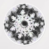 セラミックレースブラック&スノーフレーク ラベル (デザイン1)