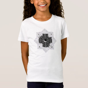 セラミックレースブラック&スノーフレーク Tシャツ