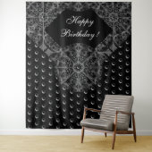 セラミックレースブラック タペストリー (インサイチュ)