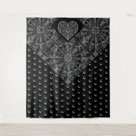 セラミックレースブラック タペストリー