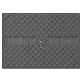 セラミックレースブラック テーブルクロス (正面(横))