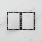 セラミックレースブラック ノートカード (内部)