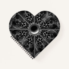 セラミックレースブラック ノートブック