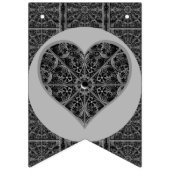 セラミックレースブラック バンティングフラッグ (第1の旗)