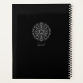 セラミックレースブラック プランナー手帳 (裏面)