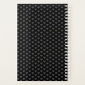 セラミックレースブラック プランナー手帳 (裏面)