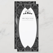 セラミックレースブラック メニュー (正面/裏面)