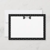 セラミックレースブラック 出欠カード (裏面)