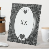 セラミックレースブラック 台座サイン (インサイチュ)